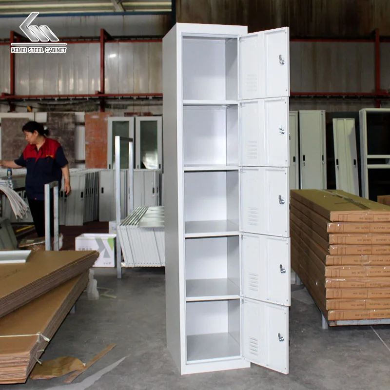 Лидер продаж шкафы для одежды с 5 дверцами стальной шкафчик промышленный Шкафчики Для общежития раздевалок