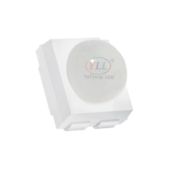 China Manufacturer Yuliang LED Small Power 0.1W Dome Lens 3528 Red SMD LED Chip PLCC4 620-630nm for Automotive lights