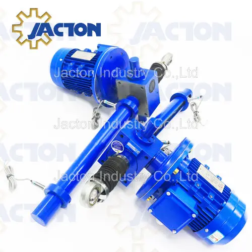 25 kN 2.5 tons motorized screw lifts actuators 380mm proximity switches with 0.75kw 80B5 3-phase motor
