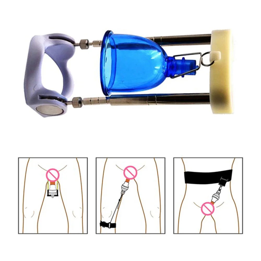 Best Penis Enlargement Extender Size Master Pro Penis Master Pump Enlarger Stretcher Male Enhancement Tension Sex Toy