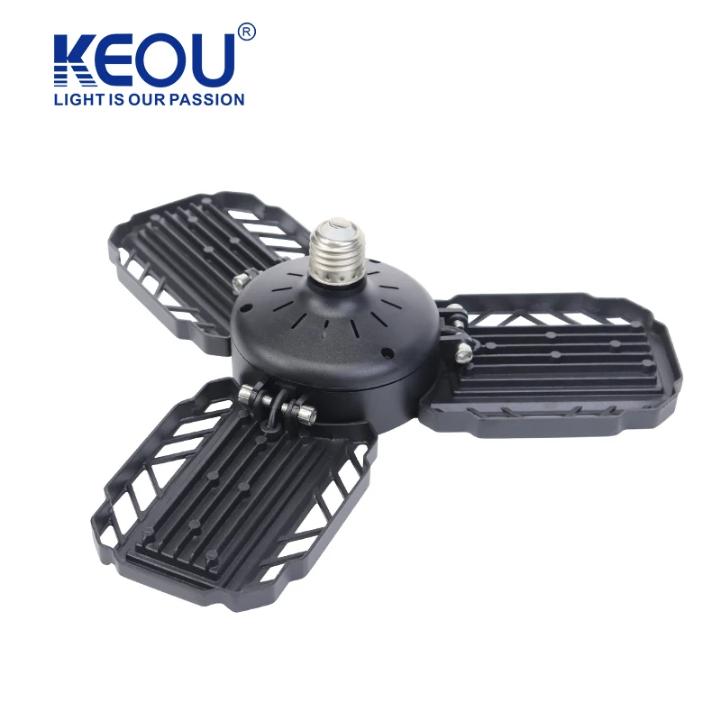 Промышленное потолочное освещение для гаража 50 Вт плоская панель цеха подвал