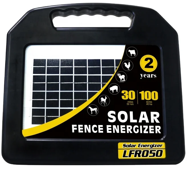 Livestock Electric Fence 10KV Solar Energizer 0.63J Electric Fencing for Poultry Farming