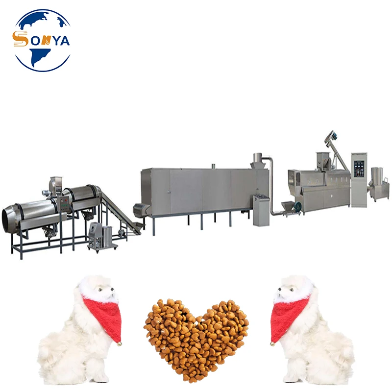 Floating Fish Feed pellet Production Line For Making tilapia Animal Pet cat dog Bird Piglets wet Dry Food puffing Mill Extruder