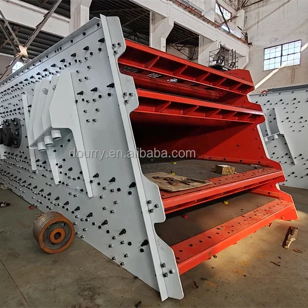 Single/Double/Three Deck Sand Linear Stainless Steel Vibrating Screen Sieve Machine