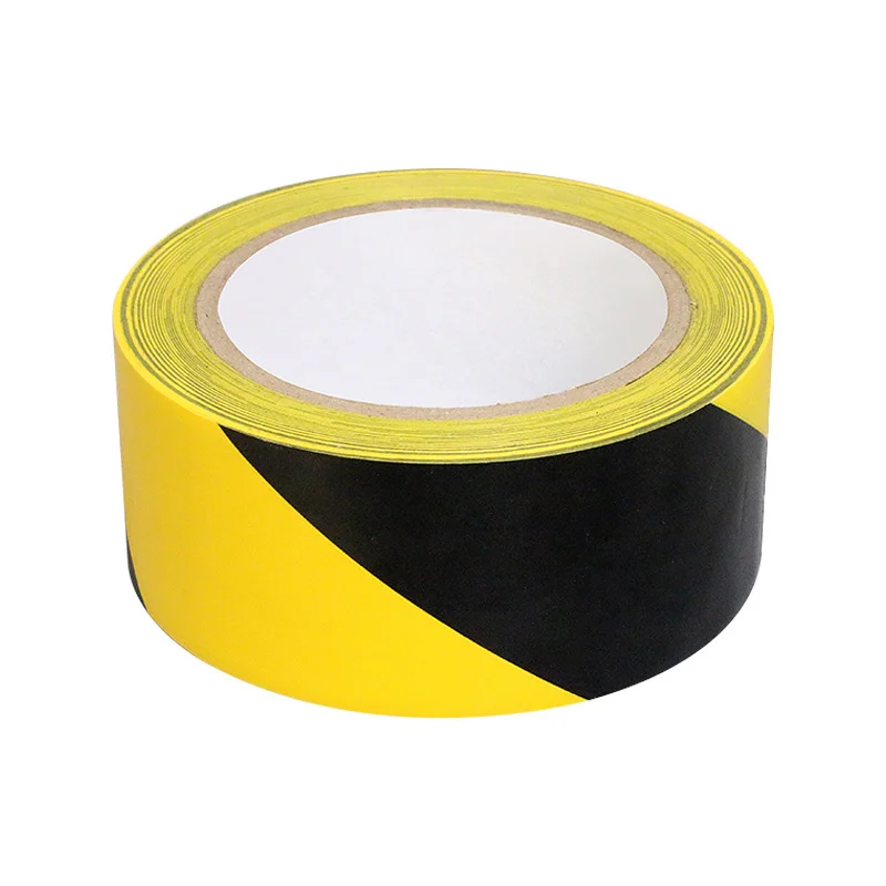 Customizable Pvc Caution Tape Roll Hazard Reflective Warning Tape Yellow Warning Tapes For Roadway Safety