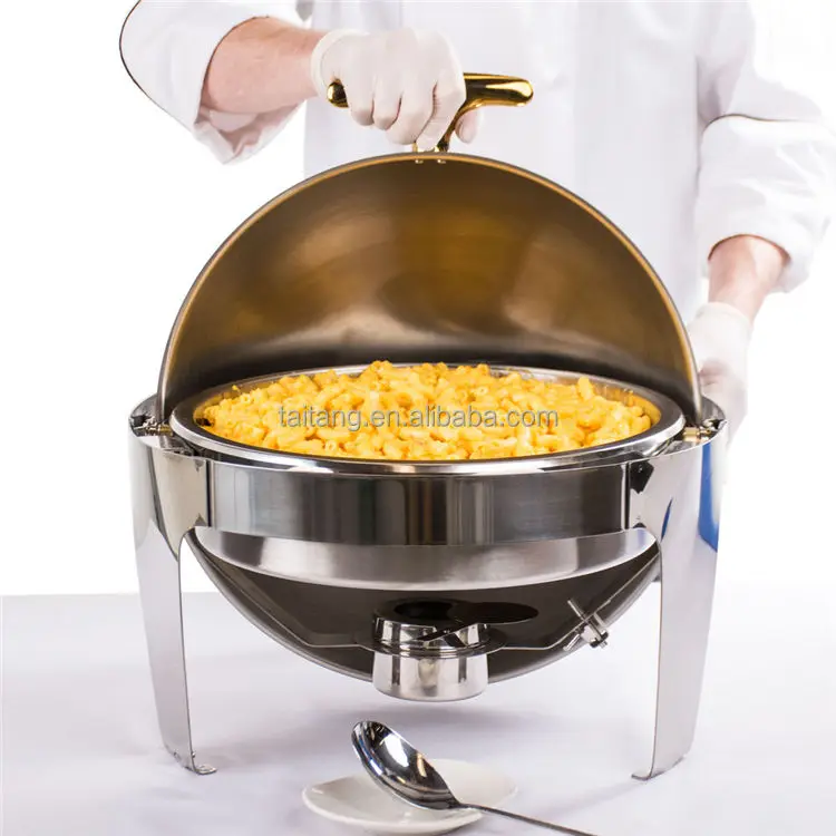 Wholesale cheap restaurant equipment for sale warmers chaffing dish luxury stainless steel food warmer