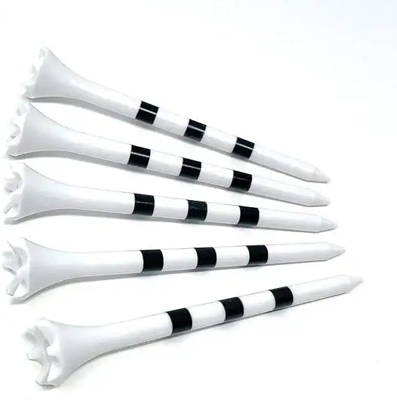 High Stability Low Friction Unbreakable Simple Installation 6 Prong Cup Plastic Golf Tees Training Tools