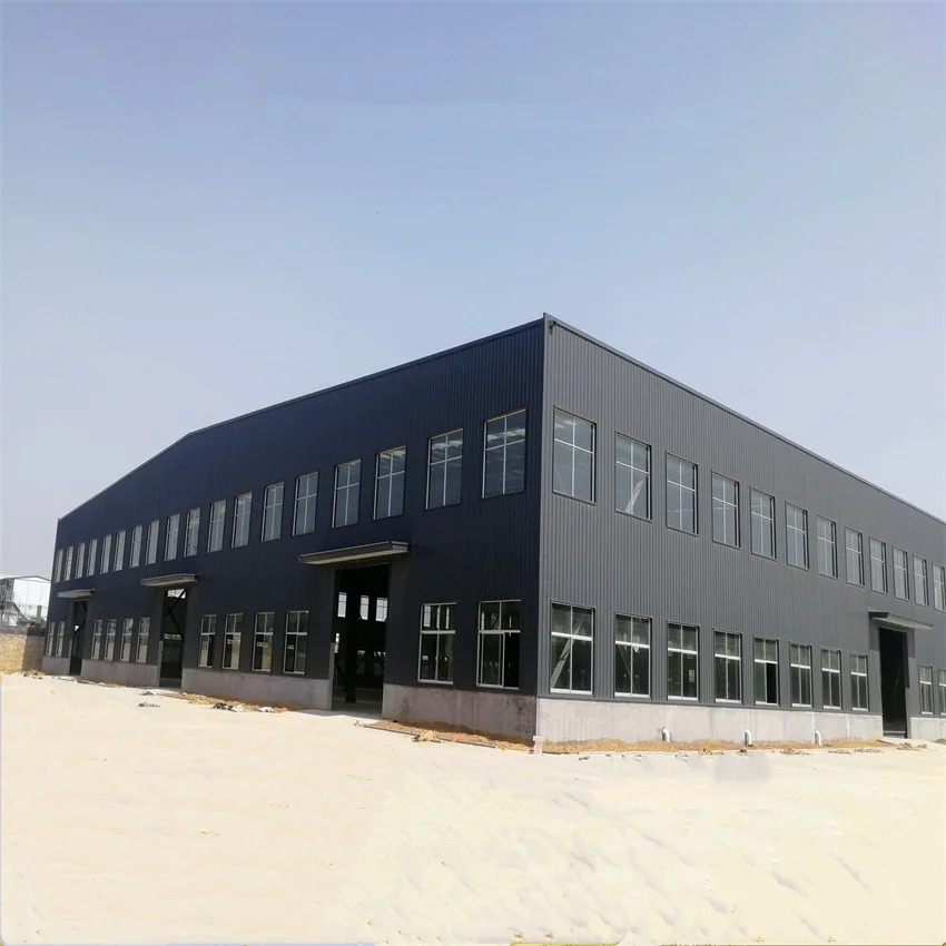 Good Quality Industrial Steel Building Commercial Factory Steel Frame Warehouse Pre Engineered Construction Made In China