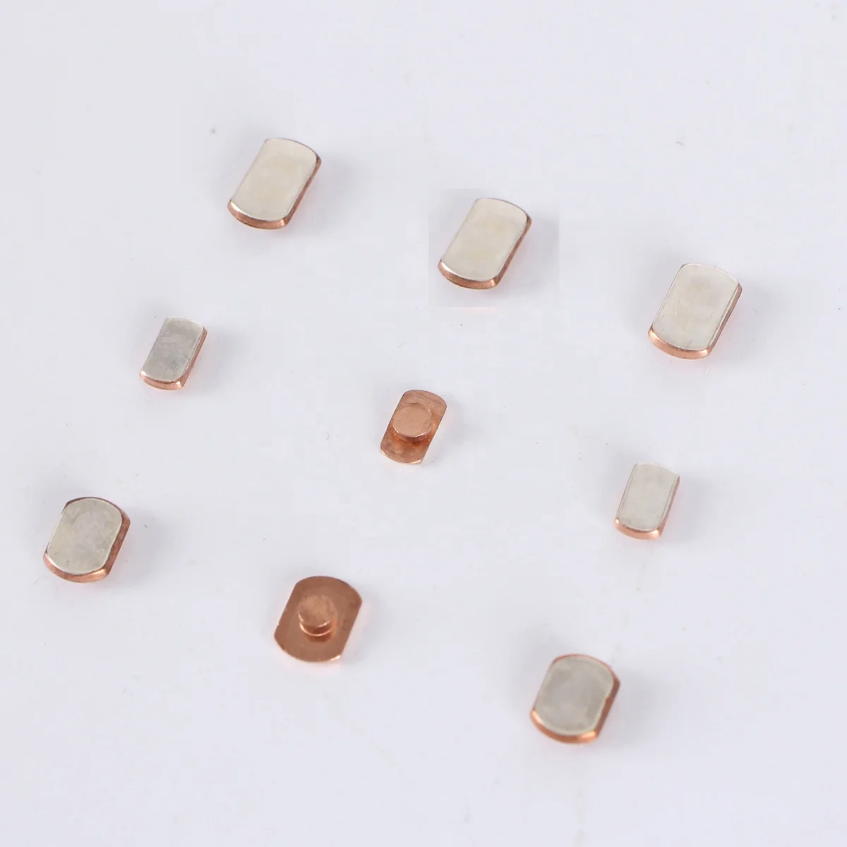 iso9001 customized electrical trimetal contact rivet for thermostator