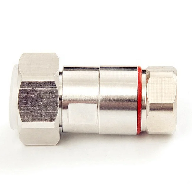 RF Coaxial 4.3-10 Mini DIN Male Plug Connector For 1/2' Superflexible Cable