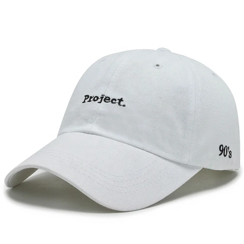 Manufacturer Provide Fashion Ladies Cap OEM Custom Cap Embroidery Print Logo Cotton Twill 6 Panel Unstructured Cap