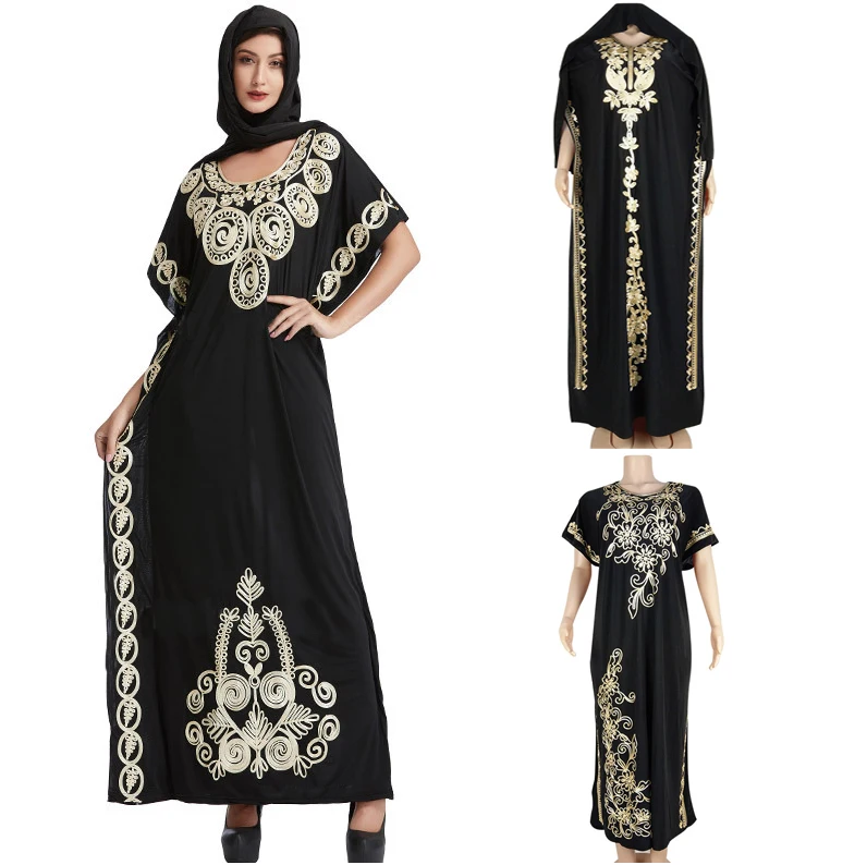 
High Quality Women Muslim leisure For Moroccan Tunisian Dubai muslim Abaya with hijab islamic dress clothing 