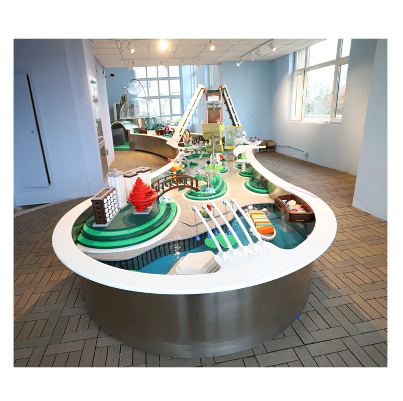 interactive water exhibits water play game science museum for kids