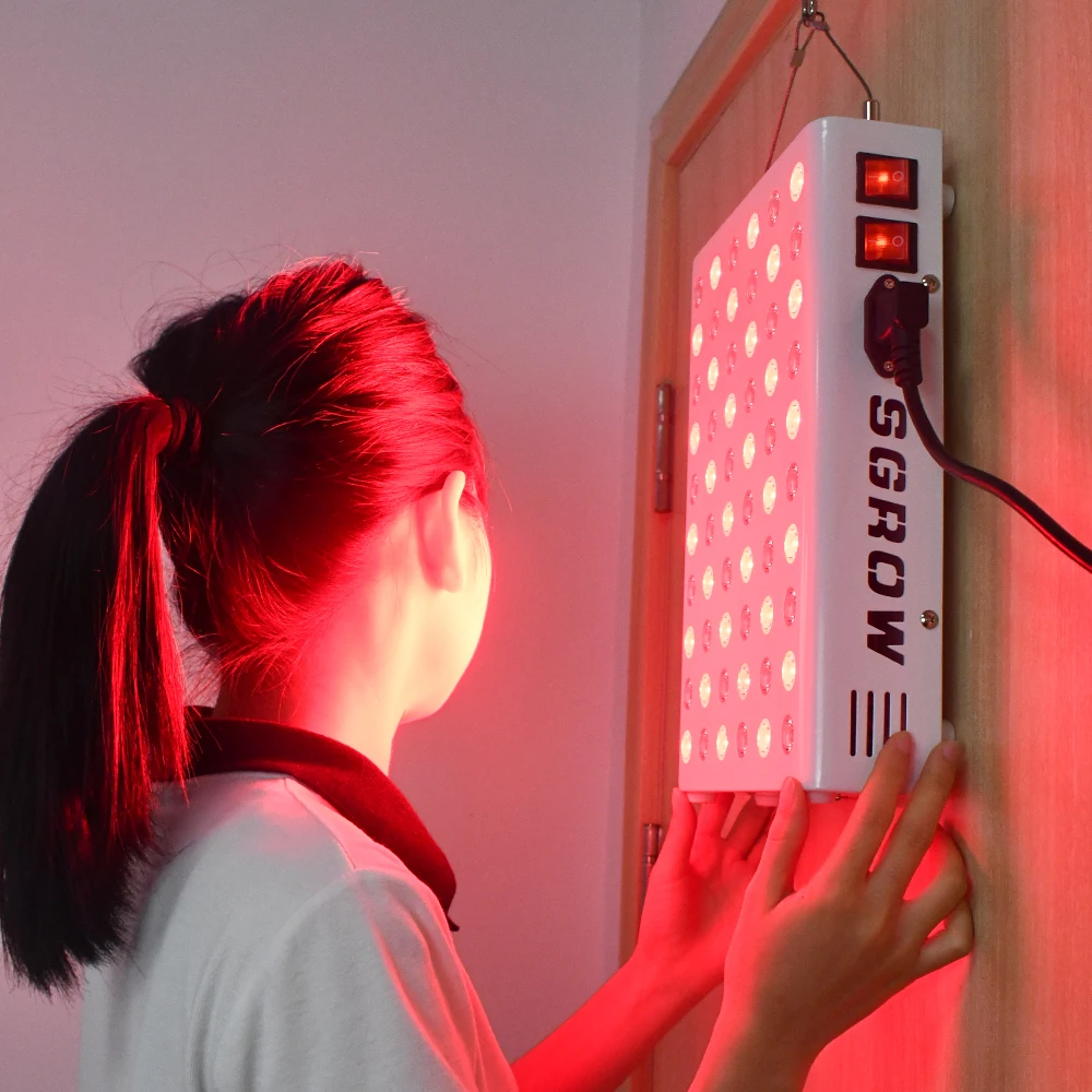 SGROW RS 300W Double Chip High Irradiance LED Therapy Lamp Red Light Therapy