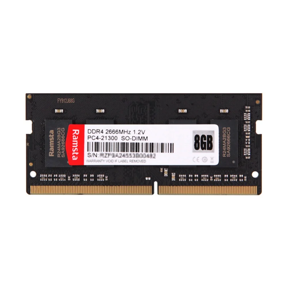 Оперативная память Ramsta Ddr4 8 Гб Nb 2666 МГц оригинальная оперативная Oem для ноутбука новые оригинальные