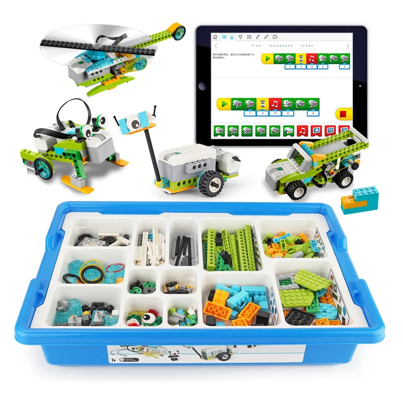Набор стволов WeDo2.0 happy high 45300 Робототехника конструктор развивающая школа Обучающие строительные блоки Наборы игрушек
