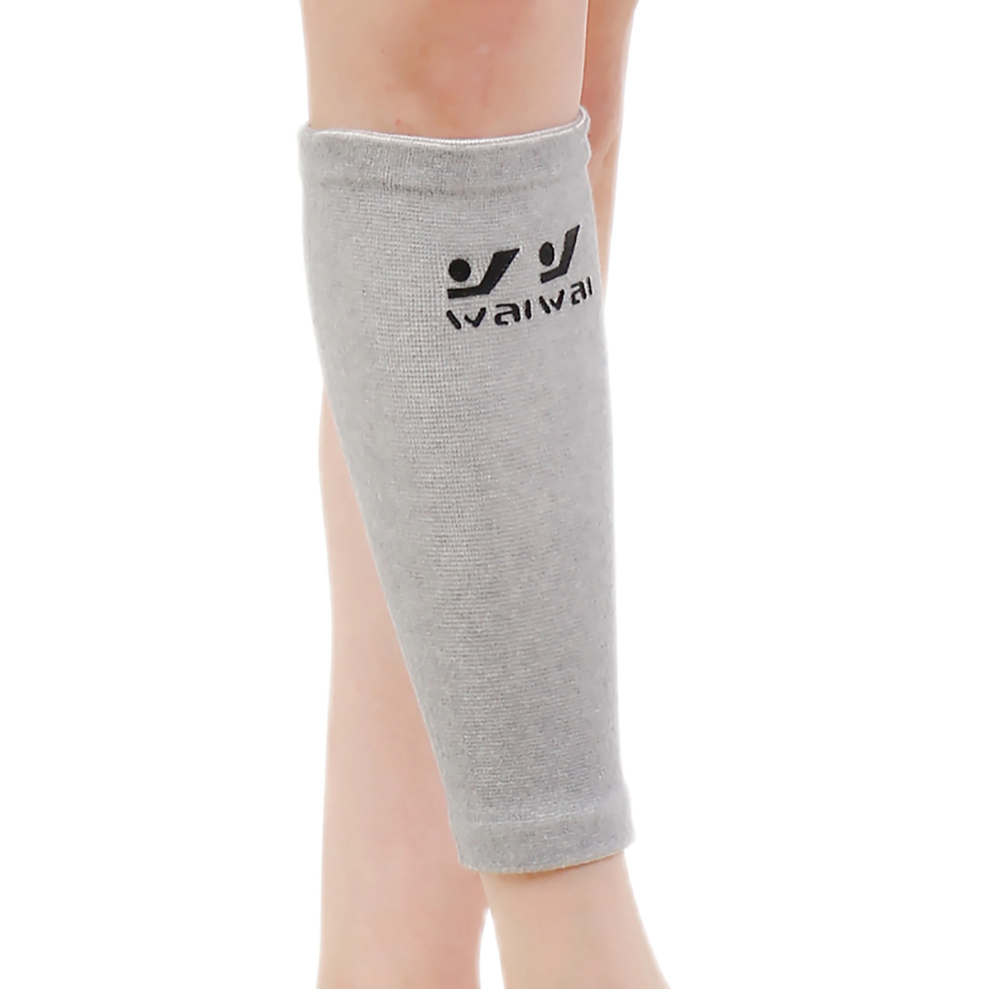 Unisex footless leg warmer breathable elastic compression calf sleeve shin splint supports