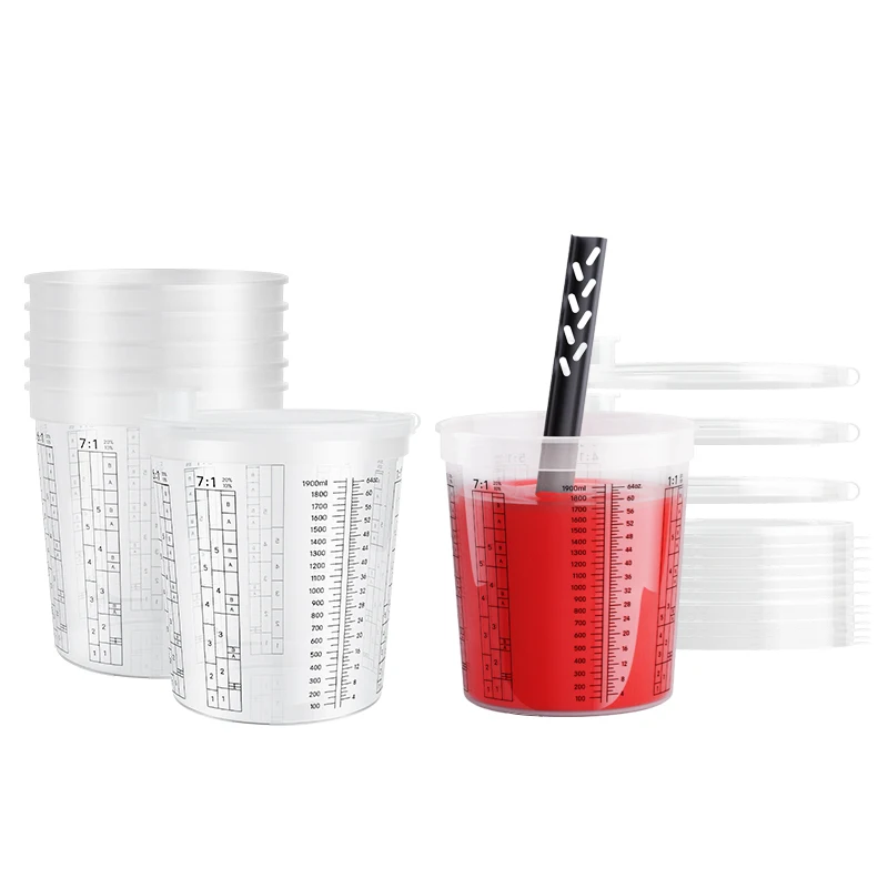 Paint Mixing Ratio Measuring Container Measure Cups Paint Mixing Bucket