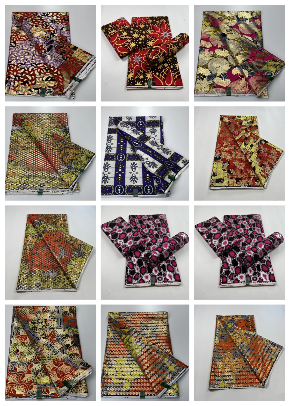 Wholesale customized java 100% cotton african real wax ankara print fabric 6 yards