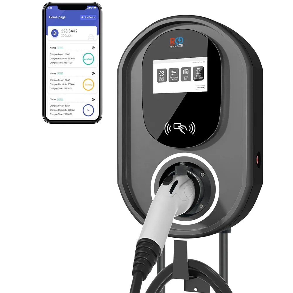 Wholesale Price Occp Ev Charger 22kw Type to Ac 22kw Ev Charger Wall Box Gbt Dc Charger