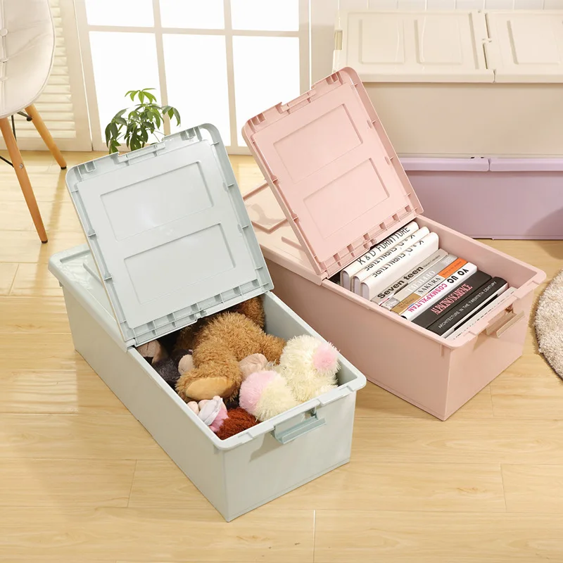 Extra Large Storage Under bed Boxes With Wheels For Comforters Blanket Bedding Duvet