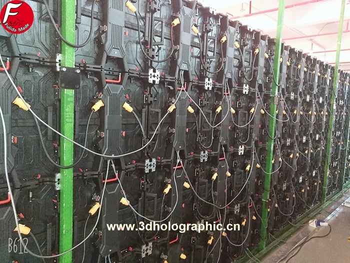 SMD3528 RGB 8/S Rental Led Display Iron cabinet 960X960mm P6 outdoor LED advertising Screen Module