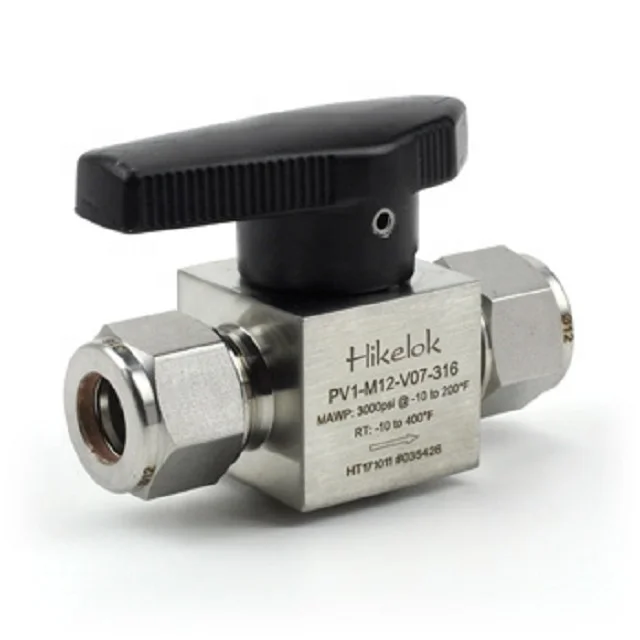 Parker type Hikelok manufacturer O-ring seal tube fitting stainless steel and brass ball  valve with pneumatic actuators