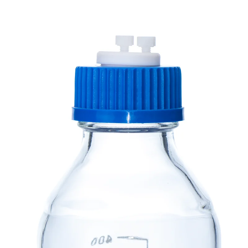 Laboratory GL45 Mobile phase bottle caps Safety cap one to five holes PTFE septa HPLC
