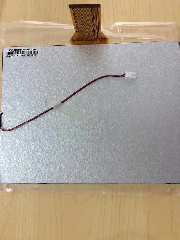 Innolux FOG customize 8 inch Lcd module, 800X600 pixel, Luminance 250cd/m2, 50pins FPC RGB interface