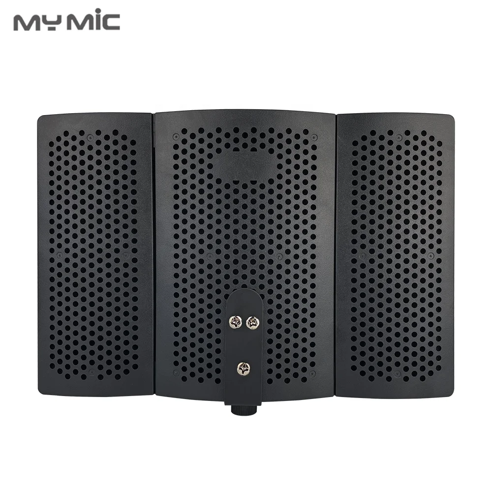 IS04 OEM sound-absorbing foam microphone isolation shield mic vocal filter soundproof screen for studio microphone recording