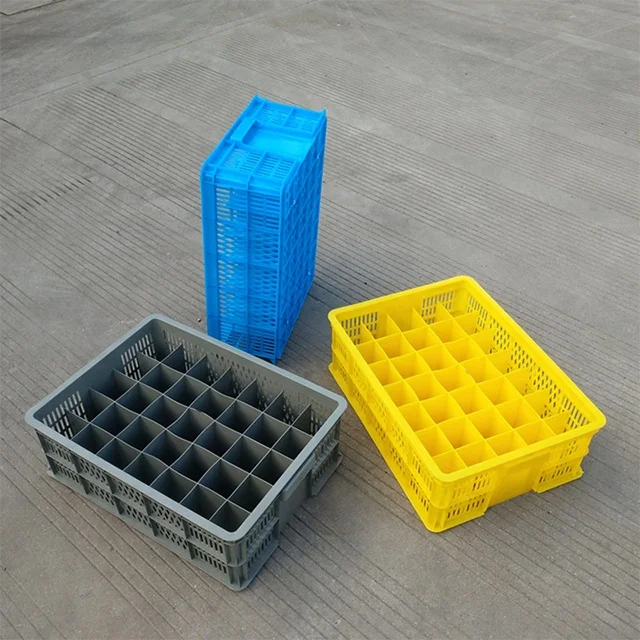 Milk glass cups wine glass plastic storage crates