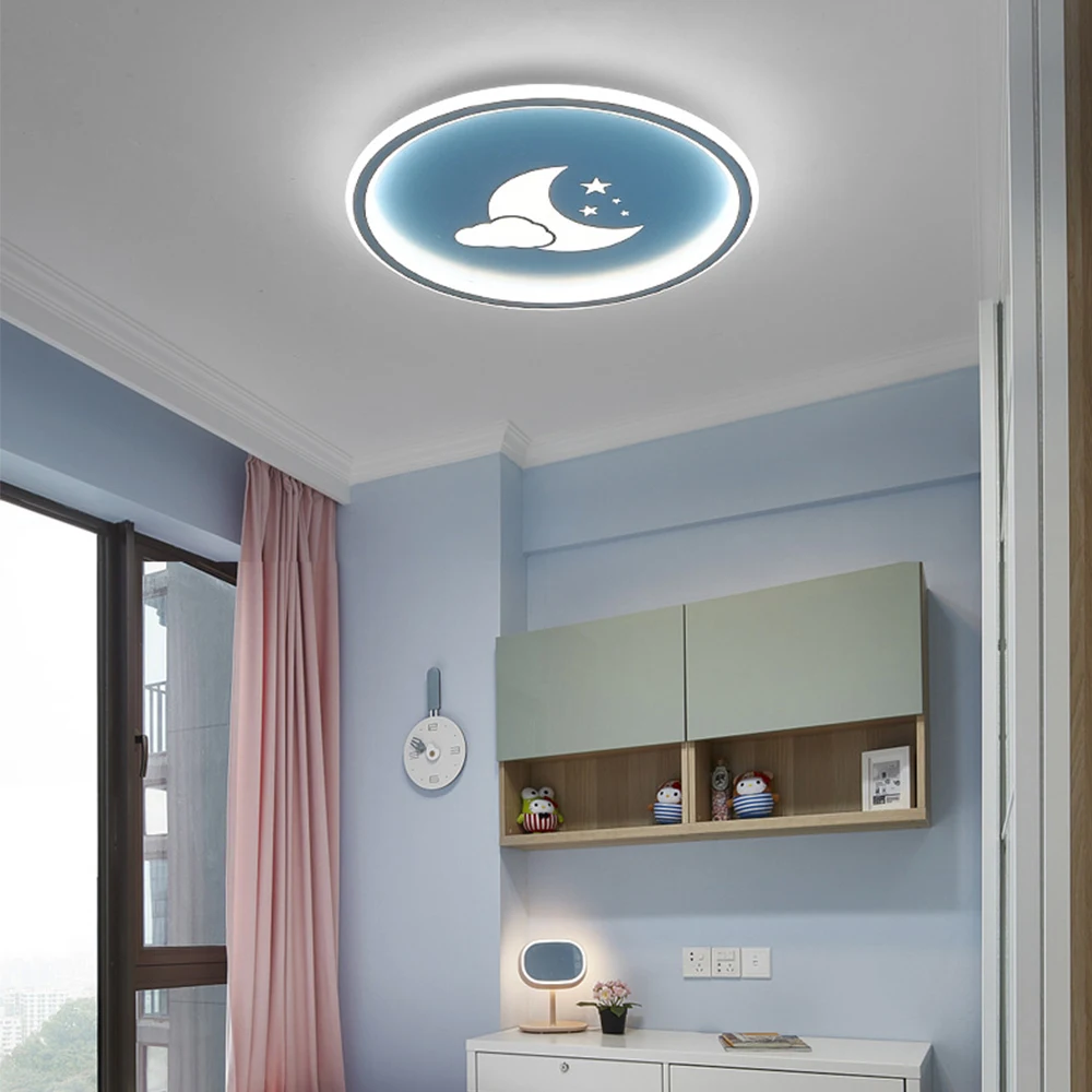 Светодиодная потолочная лампа для спальни, светодиодные потолочные светильники для детской комнаты
