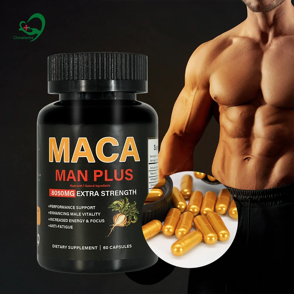 Maca root capsules private label herbal supplement maca powder max men capsules ultimate maca pills for butt hips enlargement