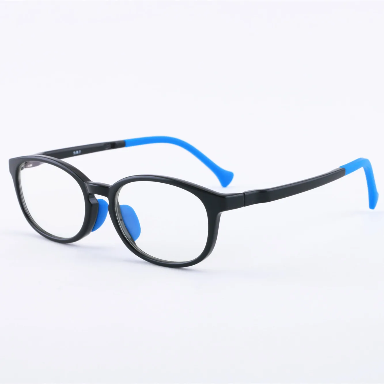
round comfortable silicone High quality tr90 Anion glasses kids anti blue light glasses 