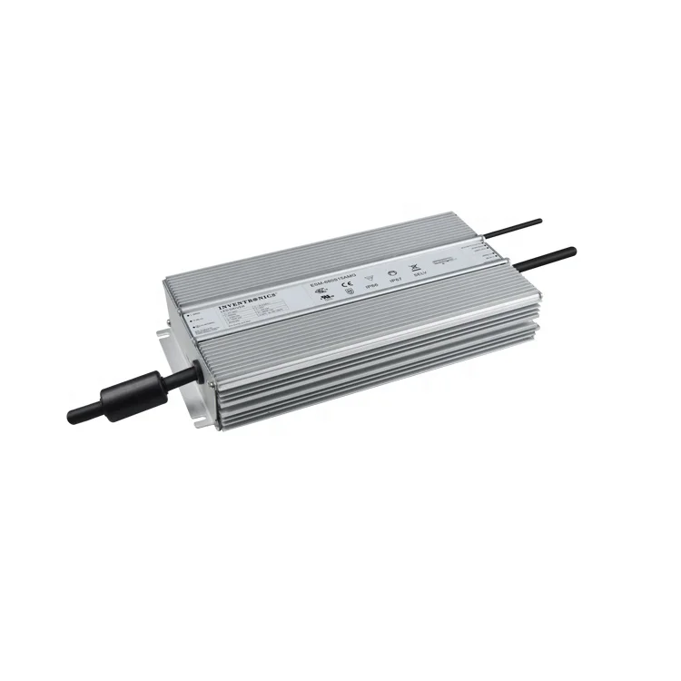 Inventronics 680 Watt 24V 36V 48V Dim-to-off 700W LED Grow Light Driver Power Supply Waterproof 600W