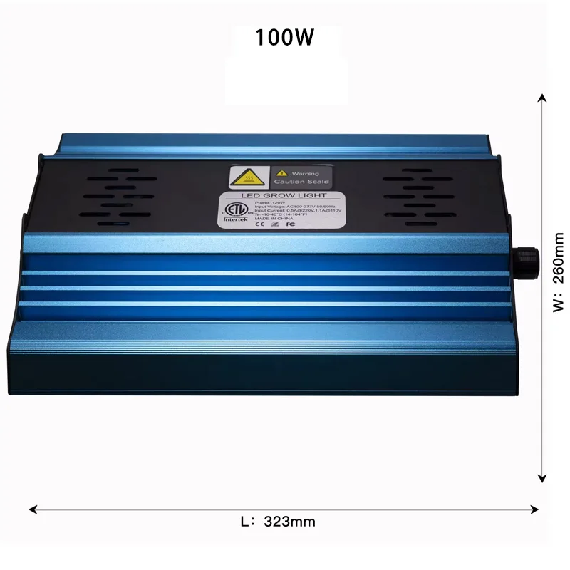 Dimmable 100W SMD2835  Full Spectrum Led Grow Light Plus Panel  IR  Indoor Growing System Medical Plants