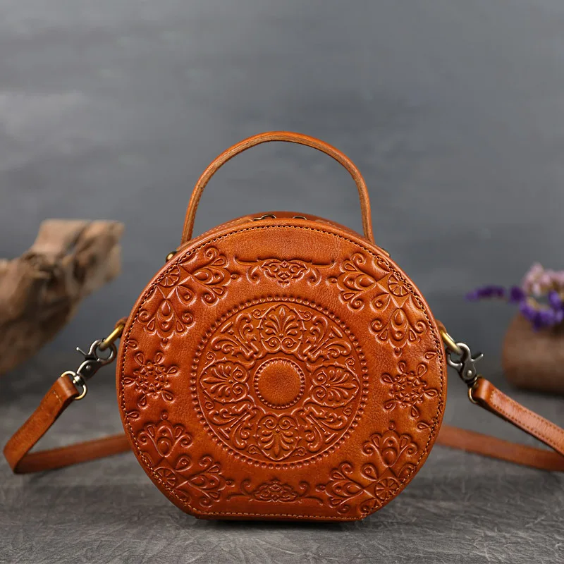 Factory Direct Sales Handbag Circle Purse Women Shoulder Bag Crossbody Round Indonesia
