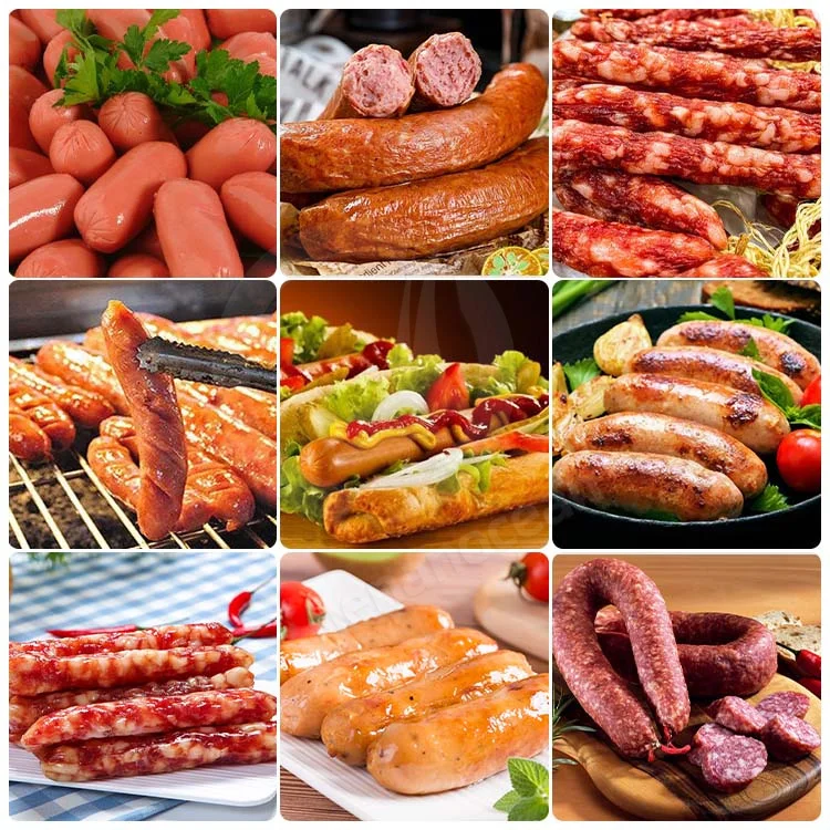 OCEAN Sausage Process Machine Pneumatic Sausage Stuffer Small Scale Sausage Production Line