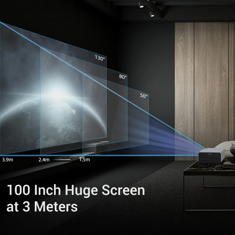 Hotack full hd standard projectors 10000 lumens multimedia portable home theater pico pocket 1080p 4k lcd hd led mini projector