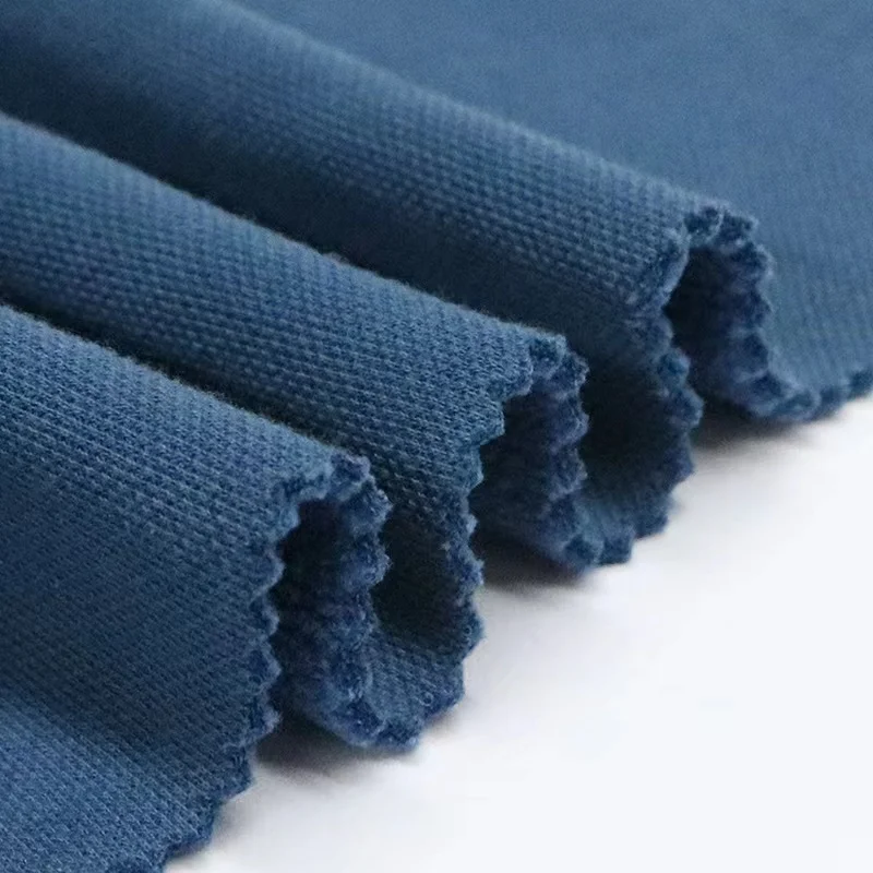 Boran Textile Polyester Cotton TC Solid Knit Warm Brushed French Terry Fleece Sweatshirt Fabric