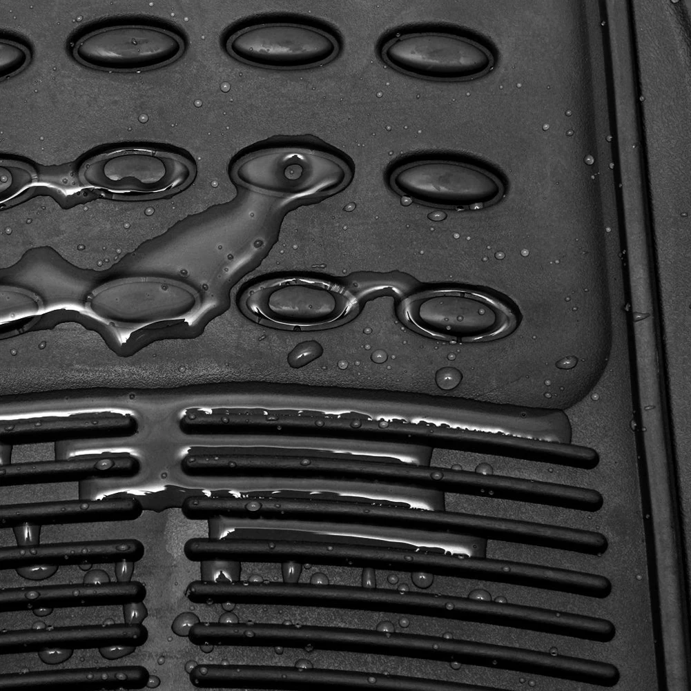 Tirol Wholesale Top Quality Anti Slip Rubber Cheap PVC Universal Car Floor Foot Rug Mats 4 Pieces Waterproof for Car SUV