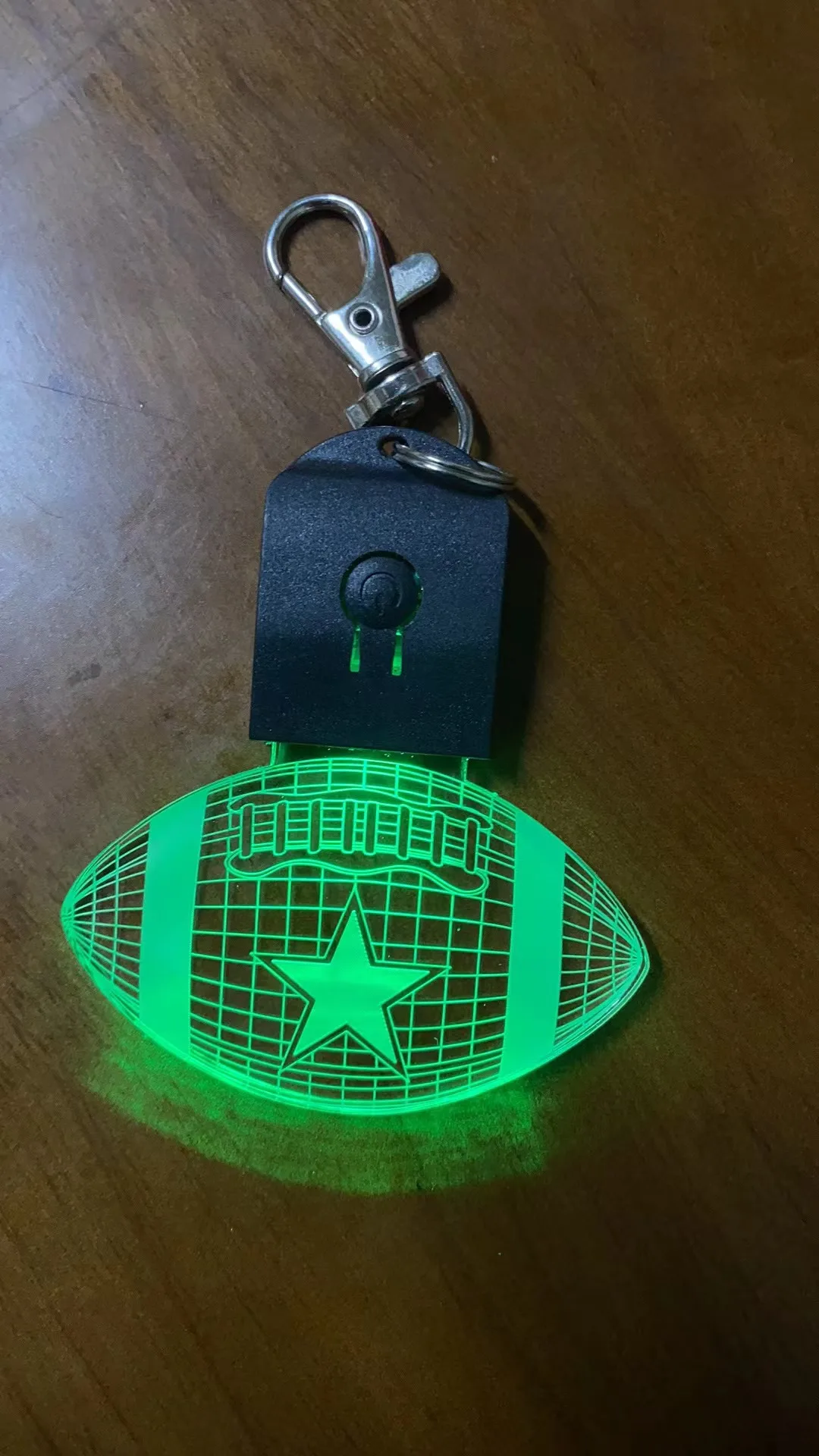 СВЕТОДИОДНЫЙ брелок аккумуляторная батарея акриловый светодиодный с USB-кабелем