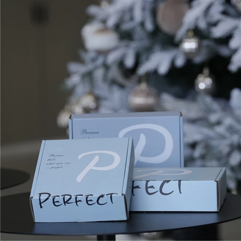 Custom Luxury High Quality Rigid Cardboard Packaging White Pink Paper Gift Boxes