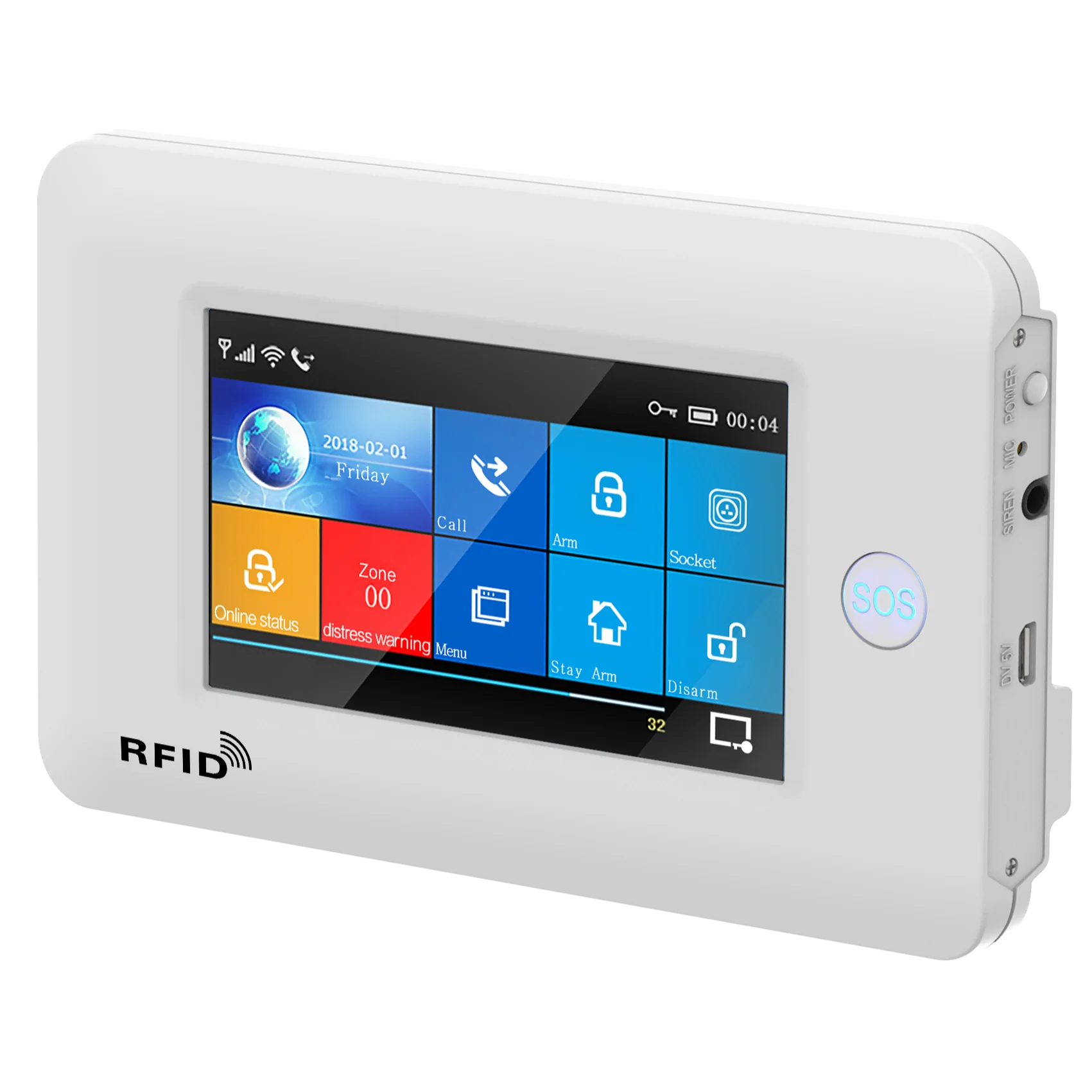 Cellular 4G GSM/wifi Alarm System   WIFI/GSM/GPRS