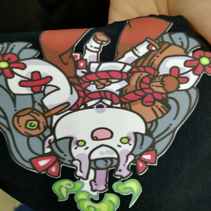 
 Темная футболка, переводная бумага (струйная)  