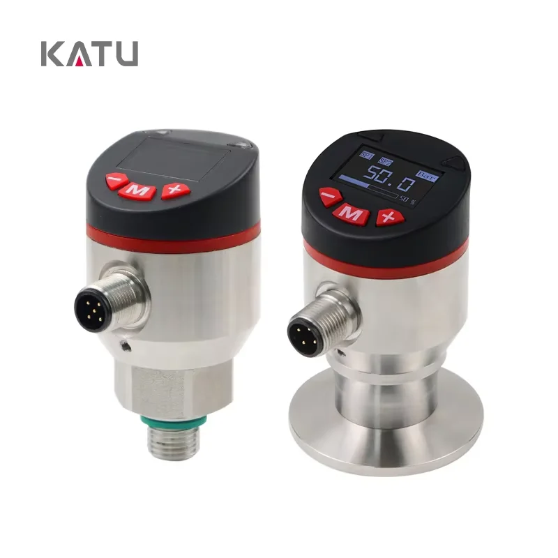 KATU PS390  oil air water electronic pressure sensors with LED display for Fire Pipeline Supervision