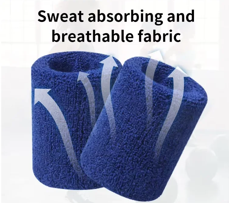 Custom OEM Men Women Athlete Kids Baseball Plain Running Basketball Wrist Wweat Band Sweatband