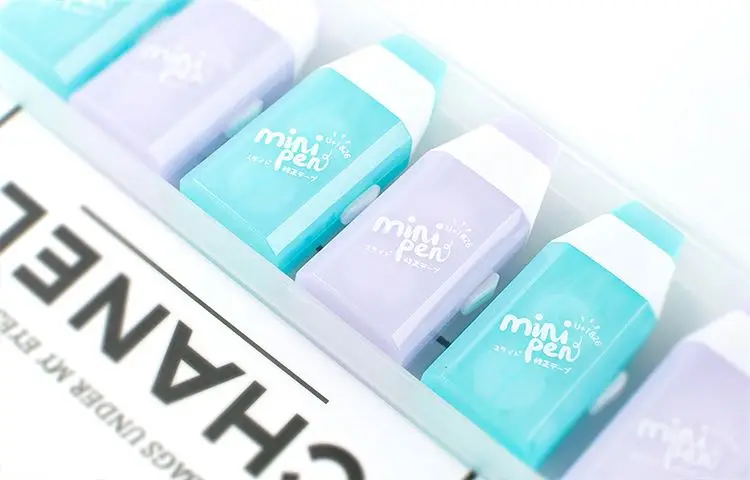 Long creative cute kawaii correction tapes set stationery,6 pieces/pack,5mm*30m