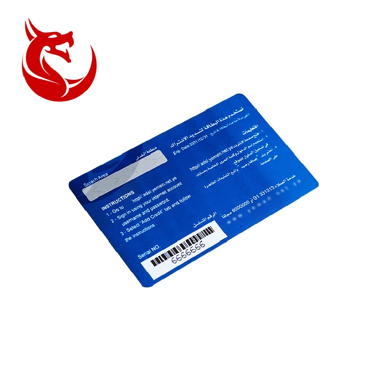 Customized Paper Lottery Ticket Scratch-Off Game Card for Paper & Paperboard Printing