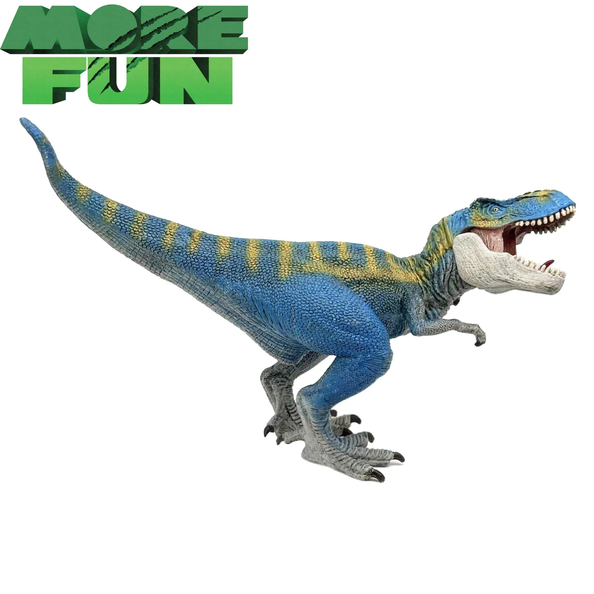 Animal Plastic Toys Dino Classic Dinosaur Model Toy Realistic Dino  Action Figures  Educational Play,  Blue T-Rex, Big, Detail